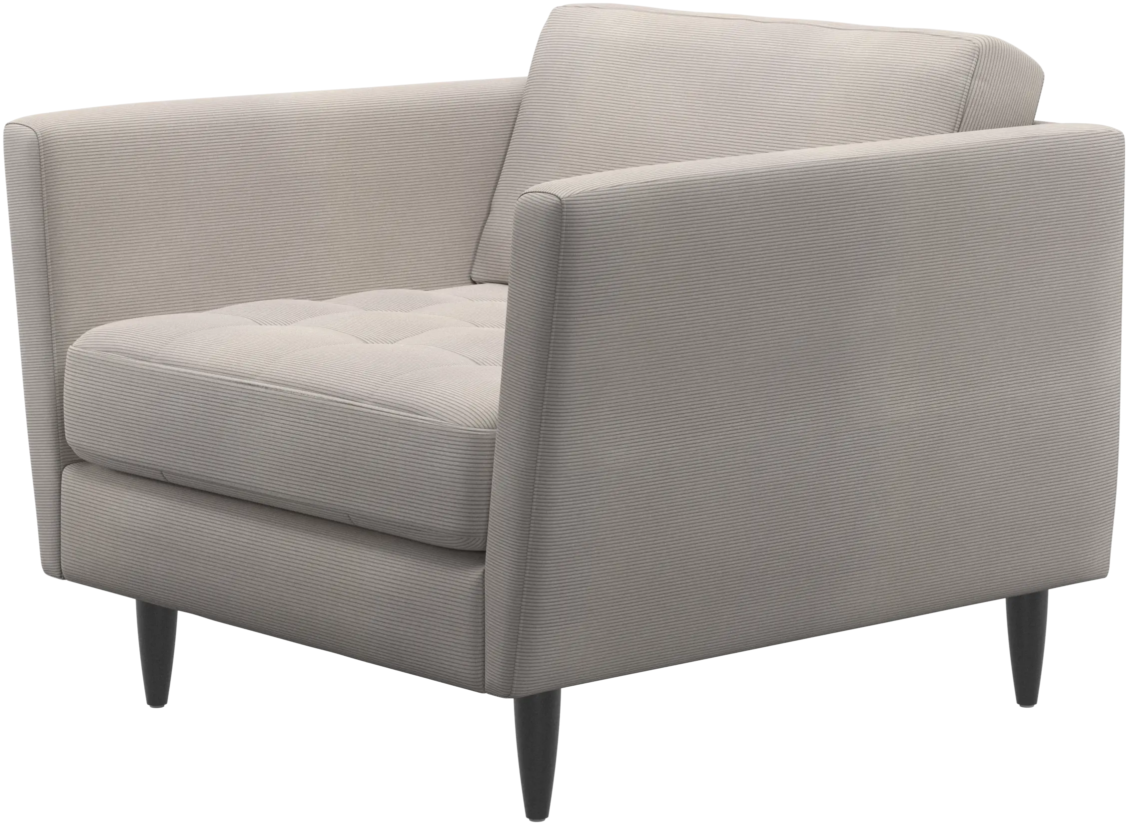 Osaka chair, tufted seat