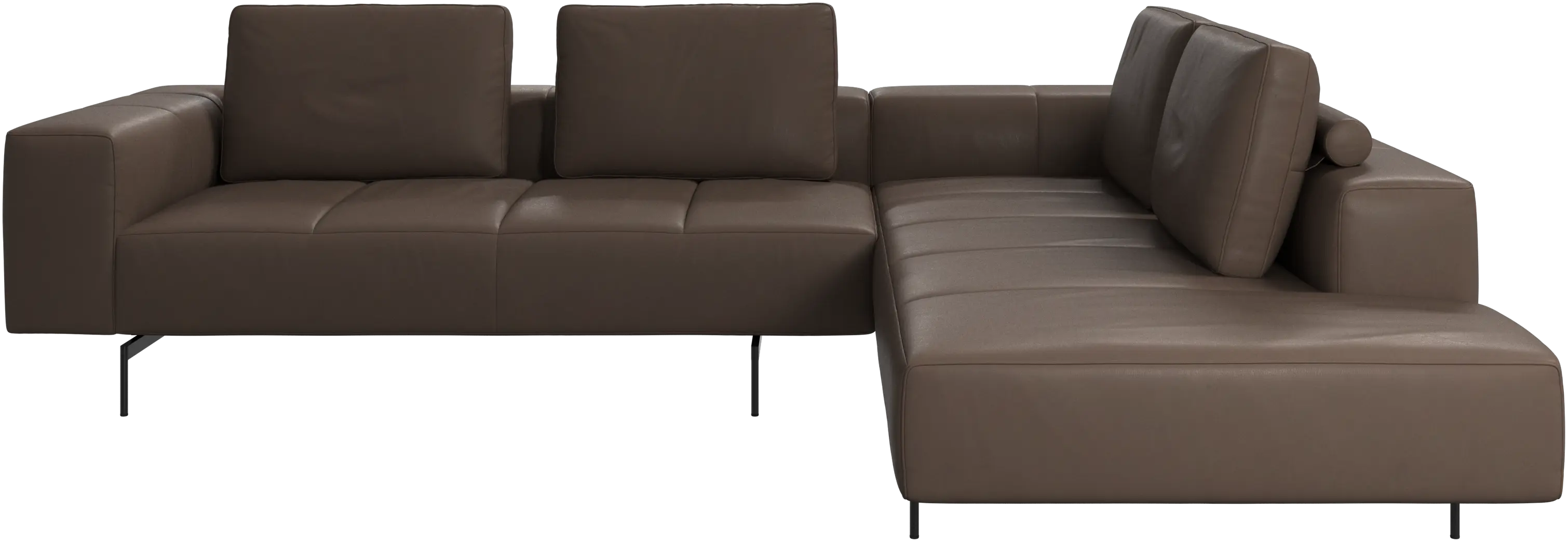 Amsterdam corner sofa with lounging unit