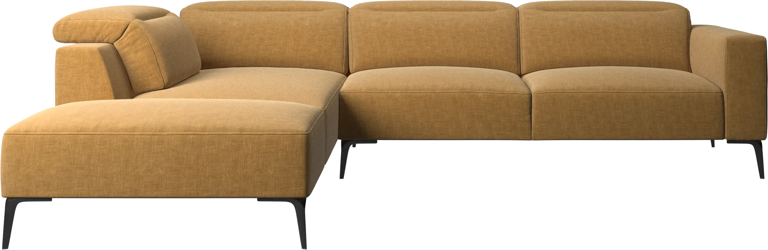 Zürich corner sofa with lounging unit