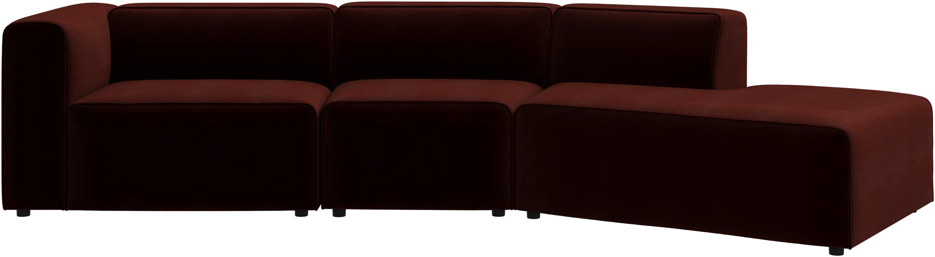 Carmo sofa with lounging units