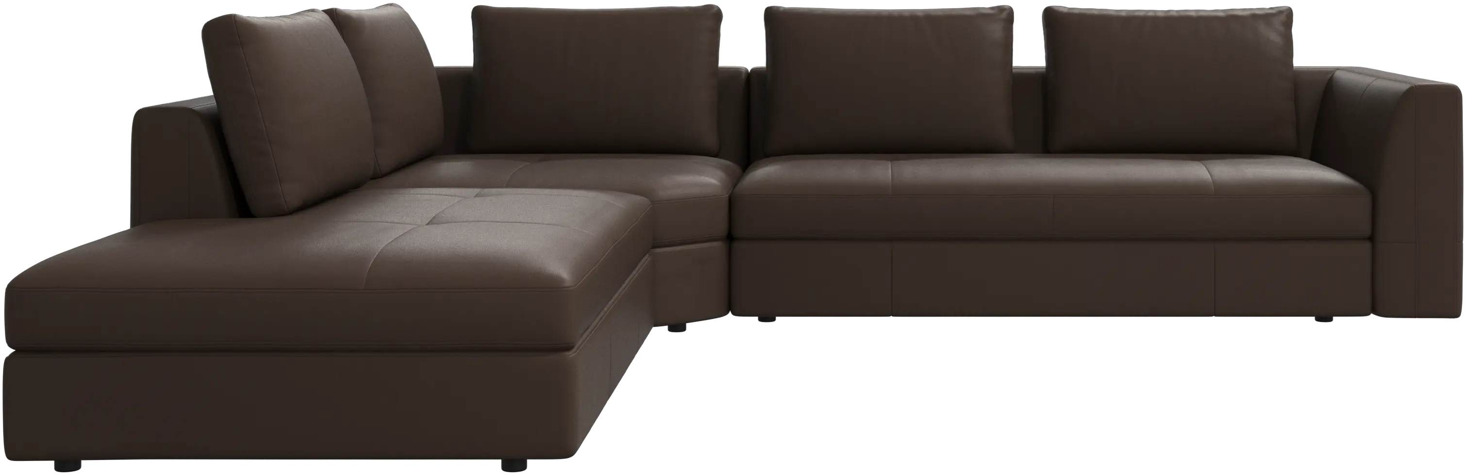 Bergamo corner sofa with lounging unit