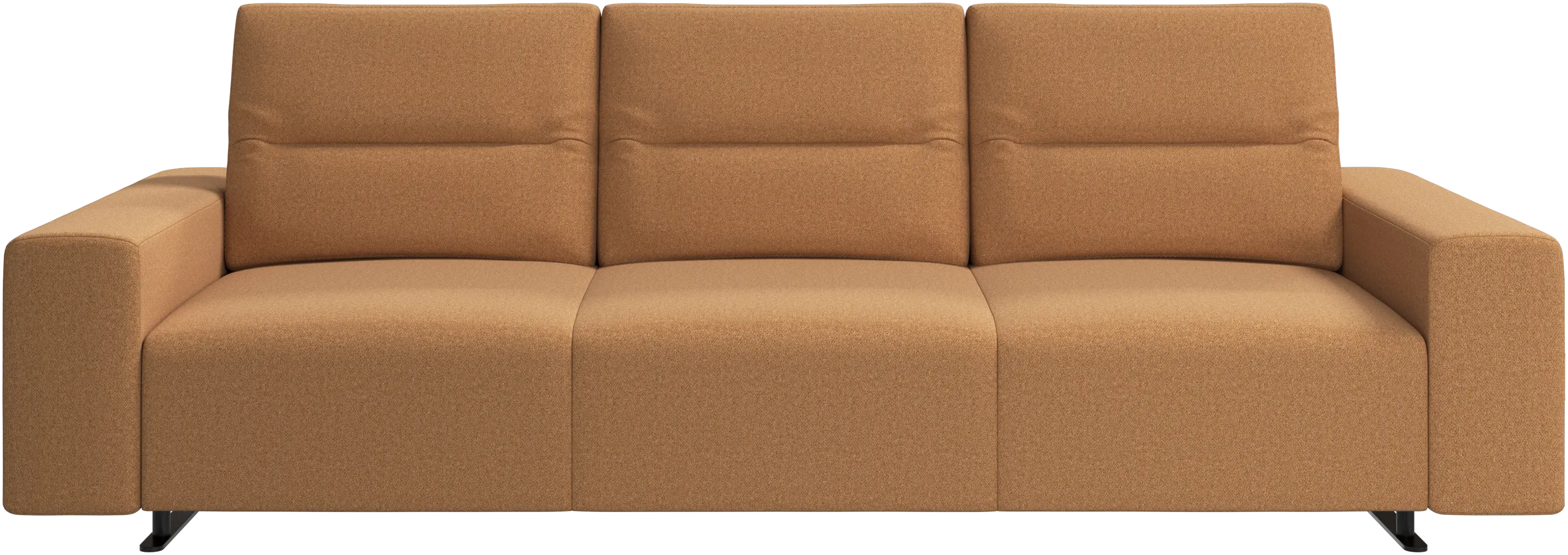 Hampton sofa with adjustable back and storage on the left side