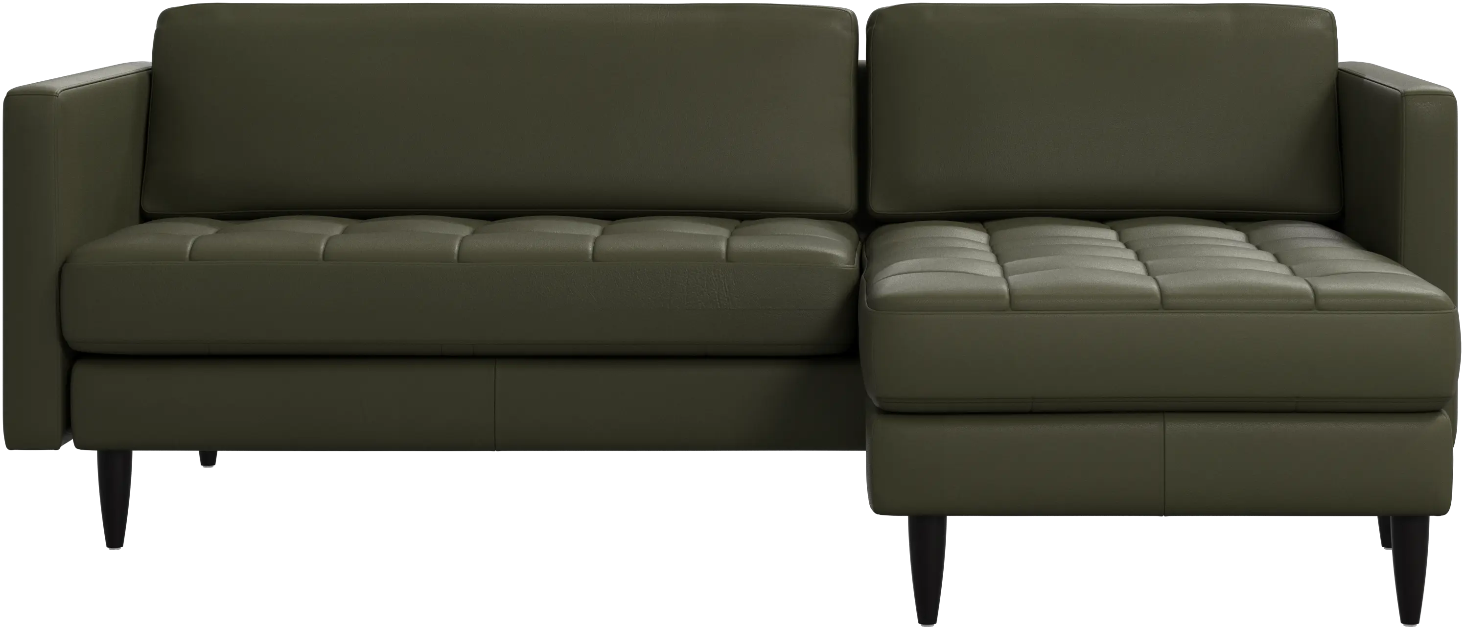 Osaka sofa with resting unit, tufted seat