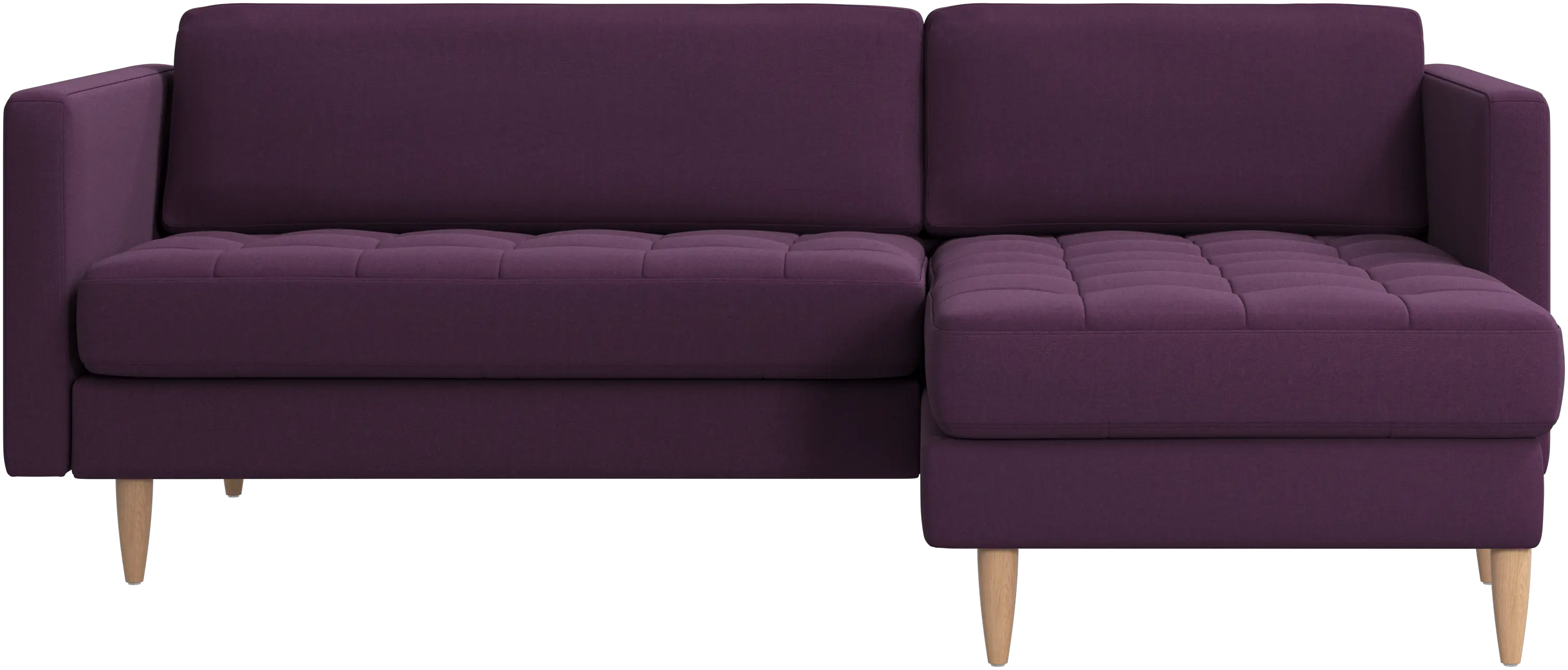 Osaka sofa with resting unit, tufted seat