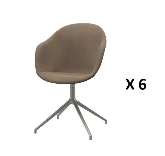Lot de 6 chaises Adelaide pivotante à -20%