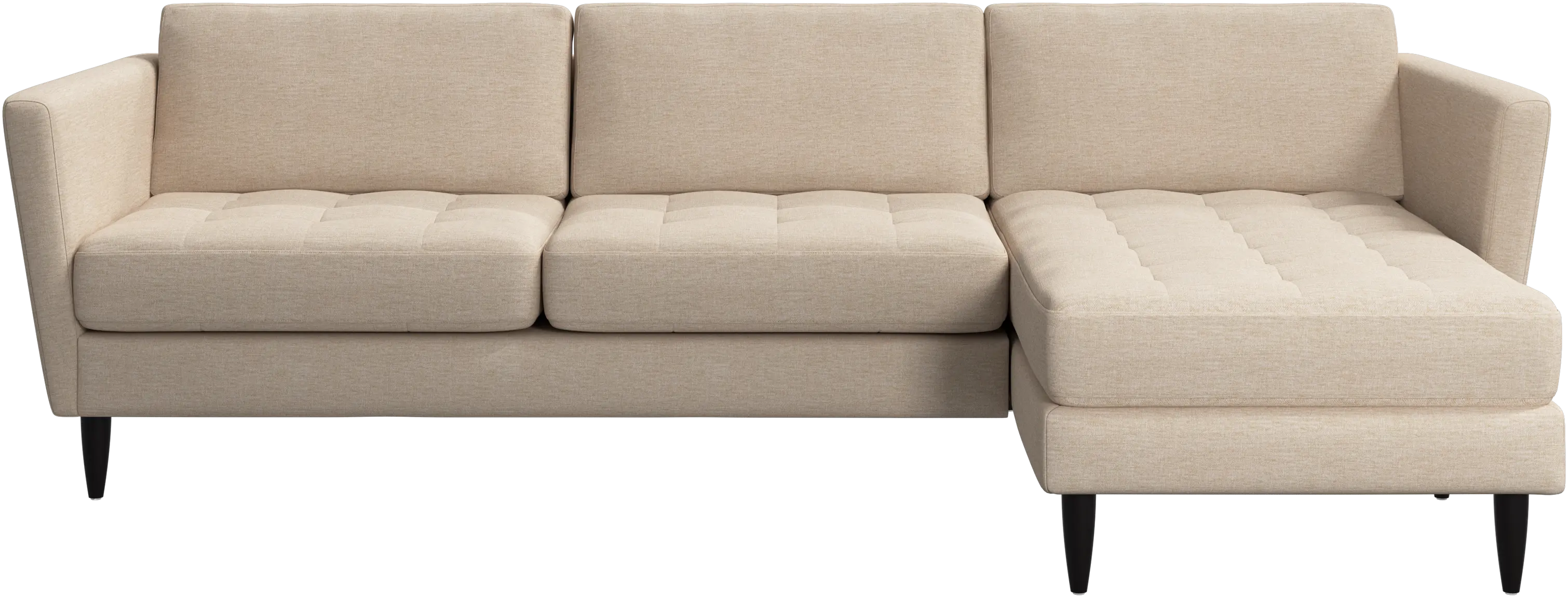 Osaka sofa with resting unit, tufted seat