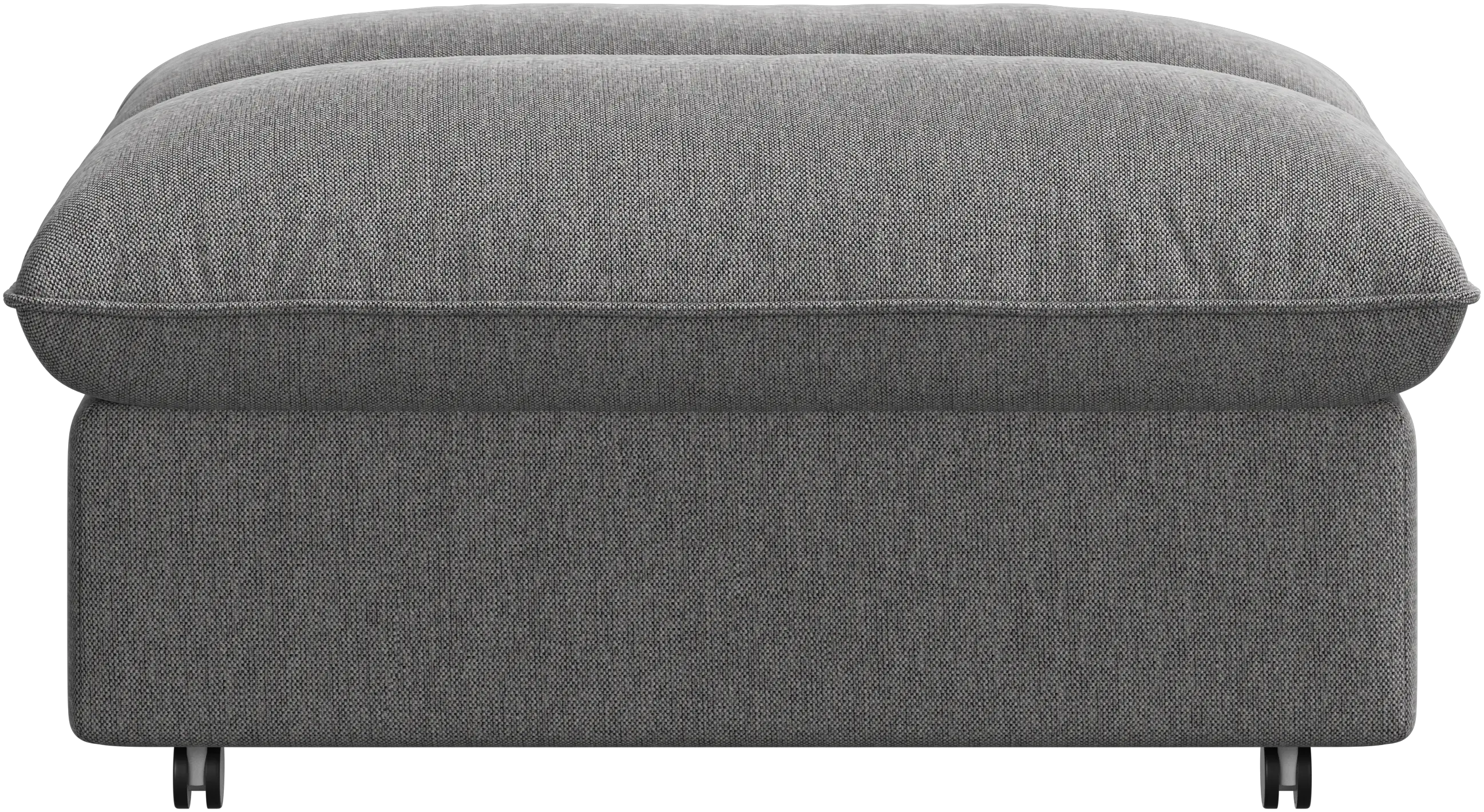 Southampton pouffe on wheels with storage