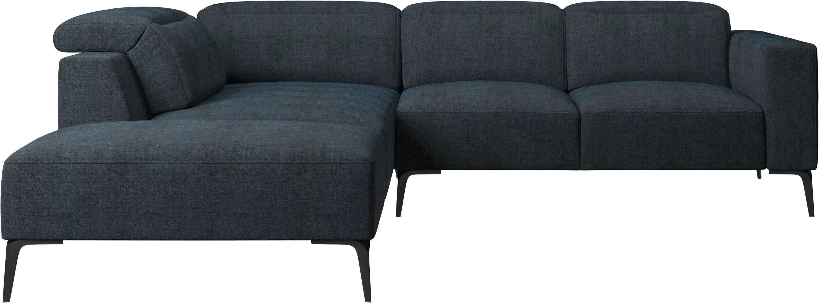 Zürich corner sofa with lounging unit