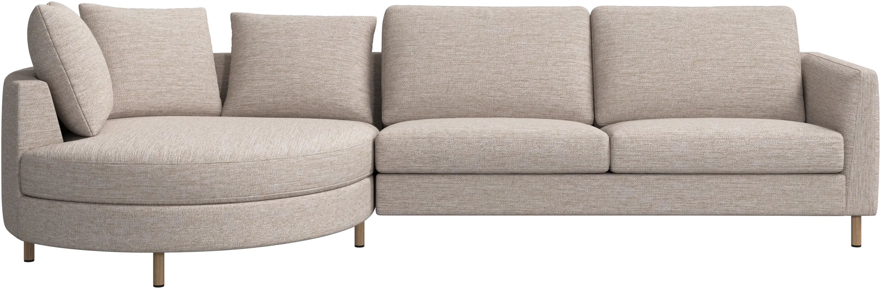 Indivi sofa with chaise longue left