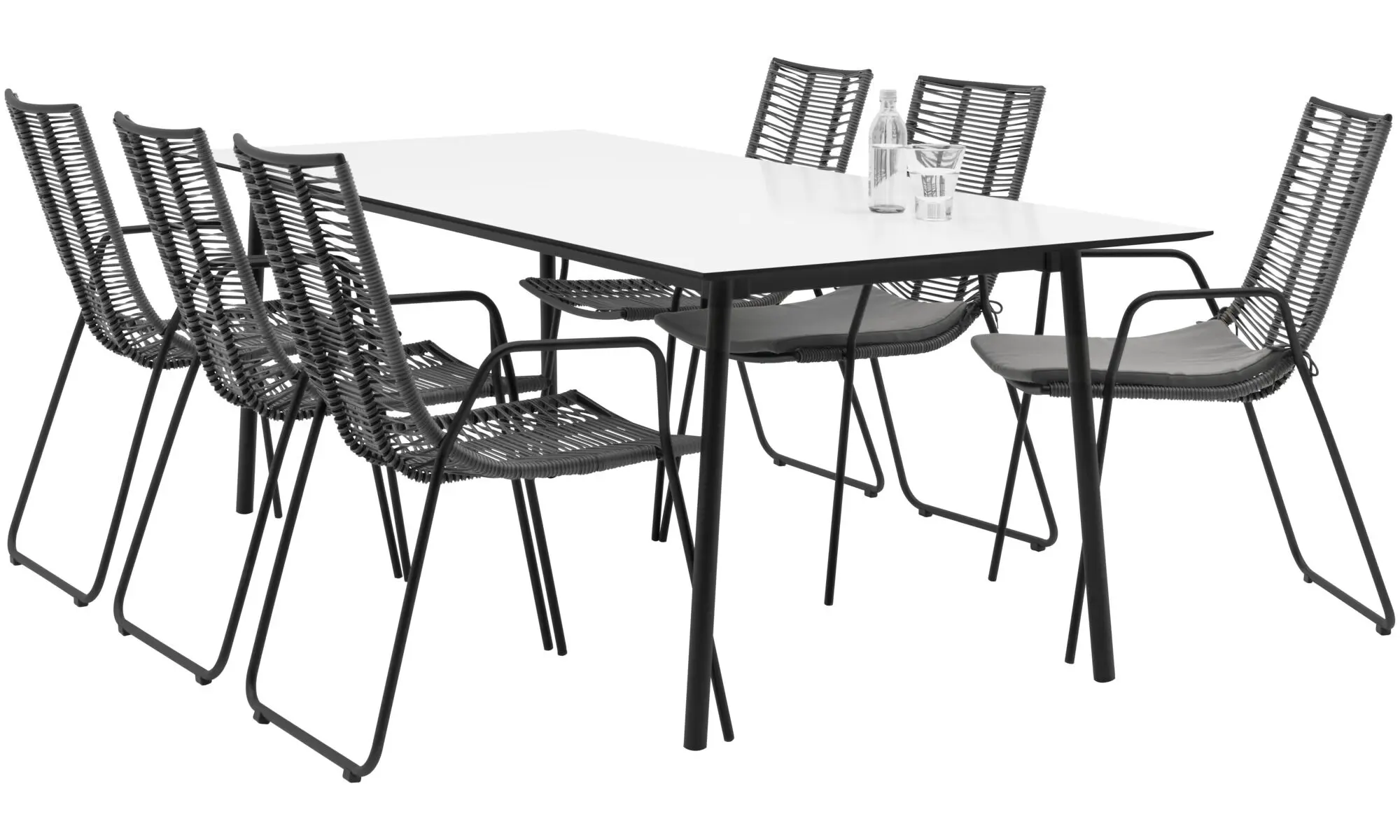 Dining tables Lot table et chaises de repas Elba -20%