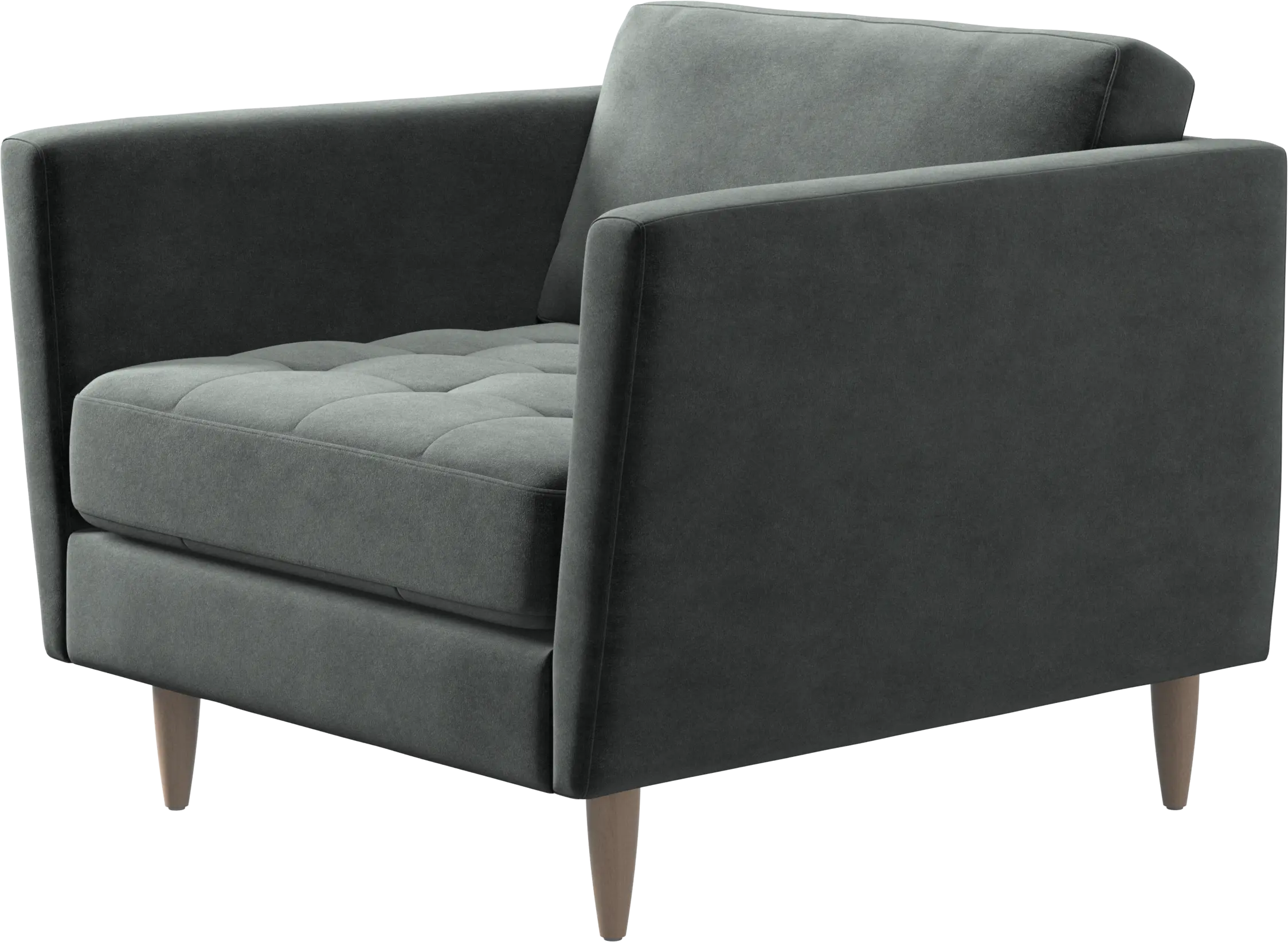Osaka chair, tufted seat