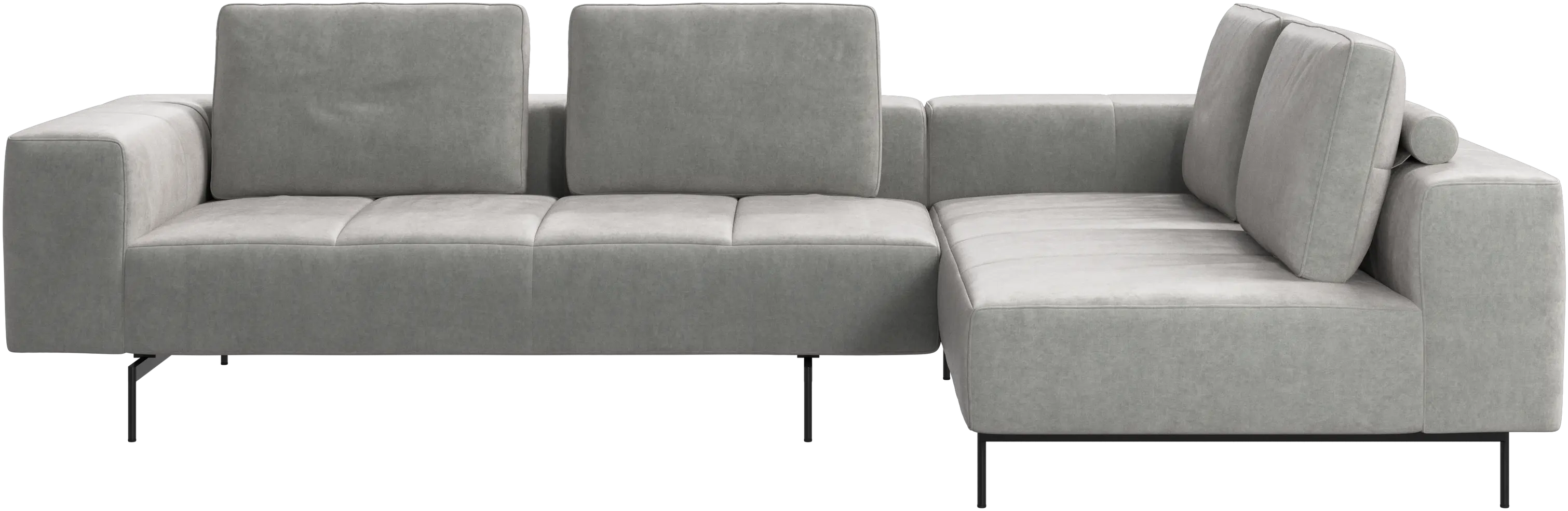 Amsterdam corner sofa with lounging unit