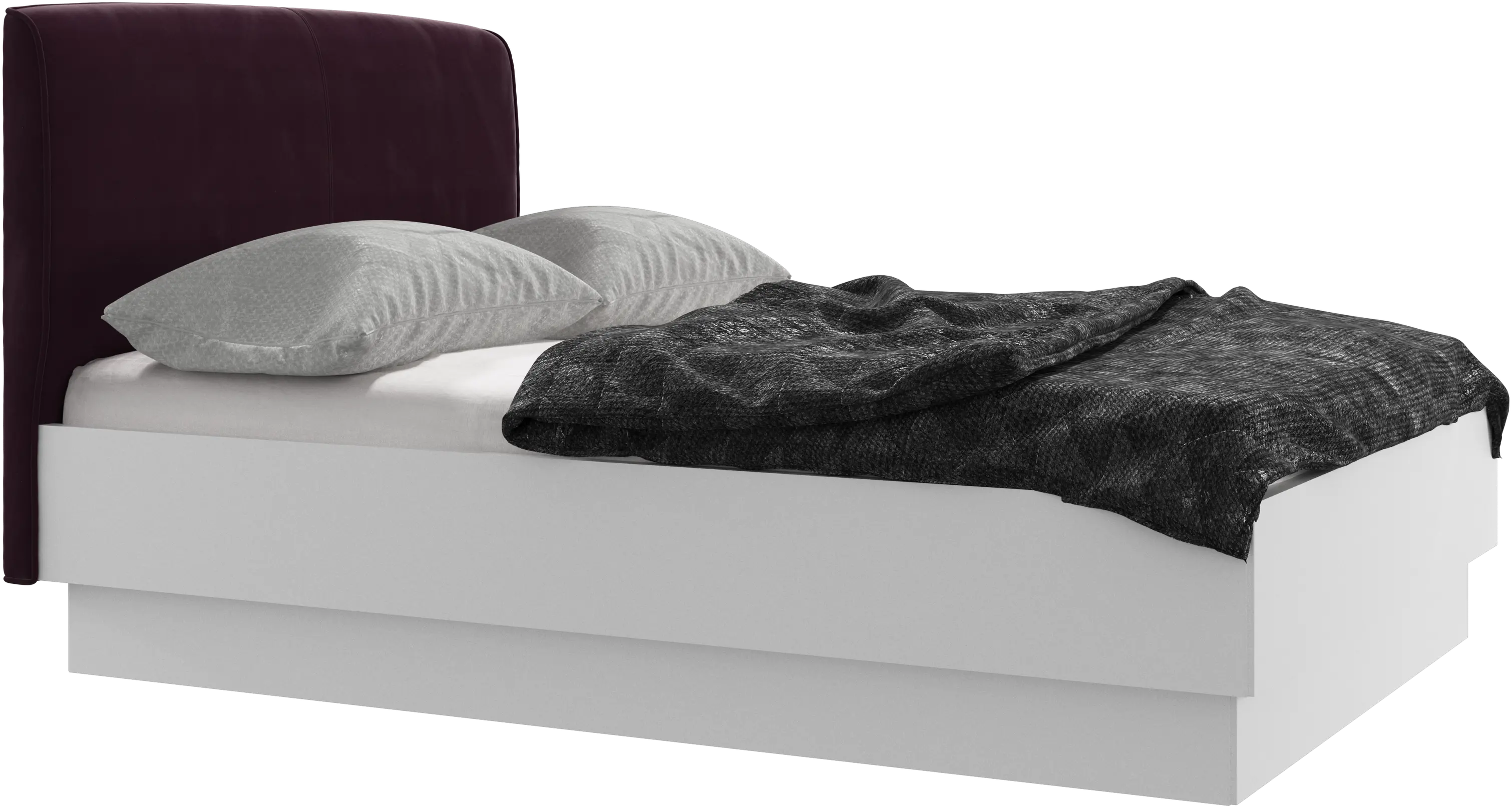 Houston, upholstered bed with storage