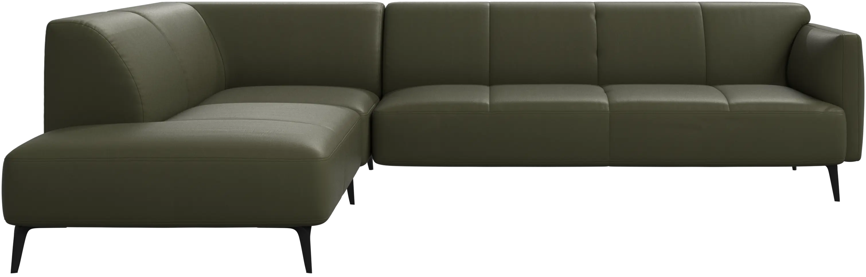 Modena corner sofa with lounging unit