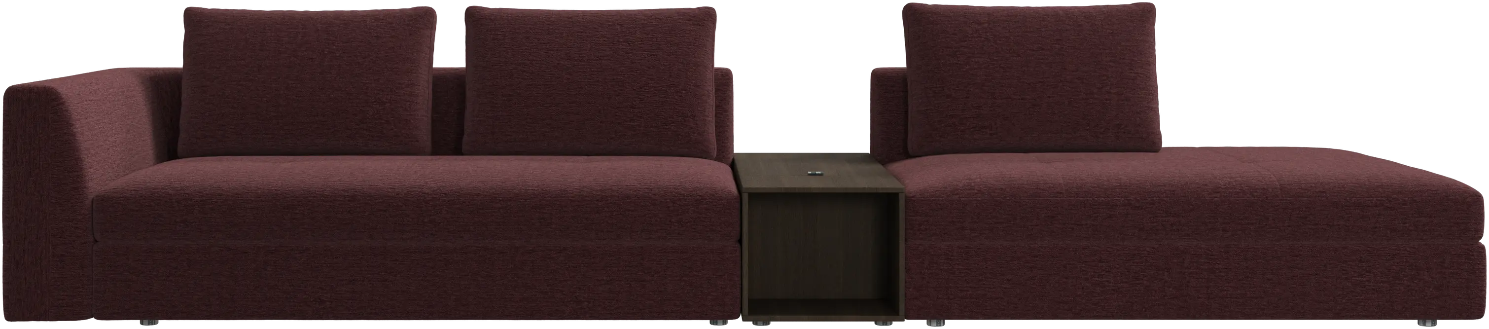 Bergamo 3 seater lounge sofa with storage