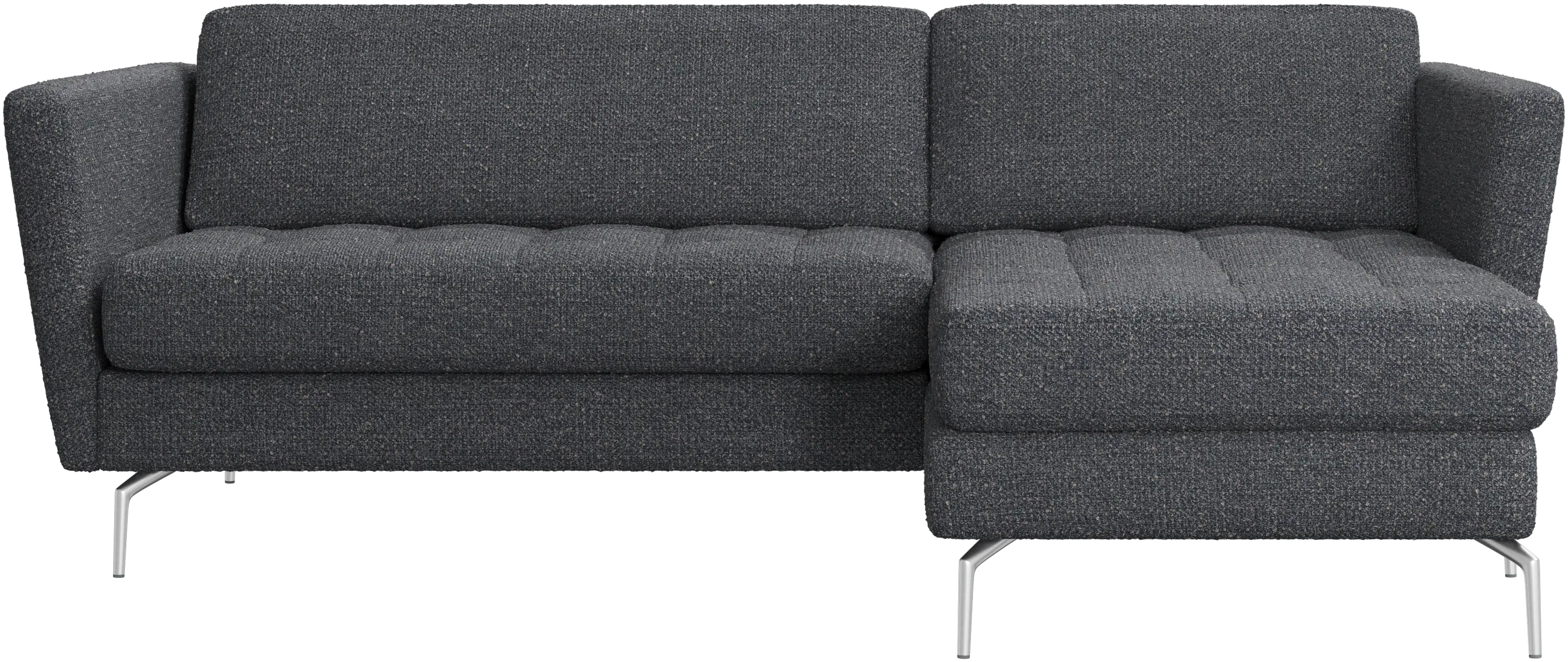 Osaka sofa with resting unit, tufted seat