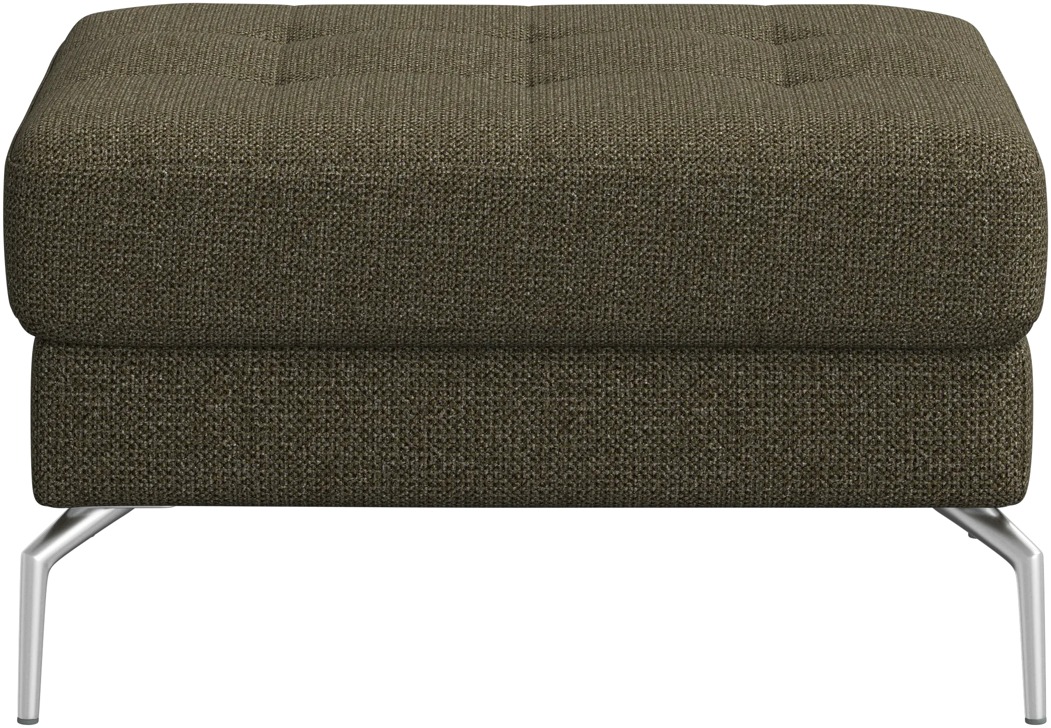 Osaka footstool, tufted seat