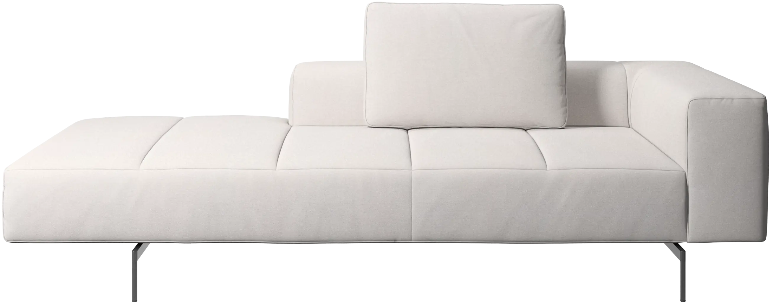 Amsterdam Iounging module for sofa, armrest right, open end left
