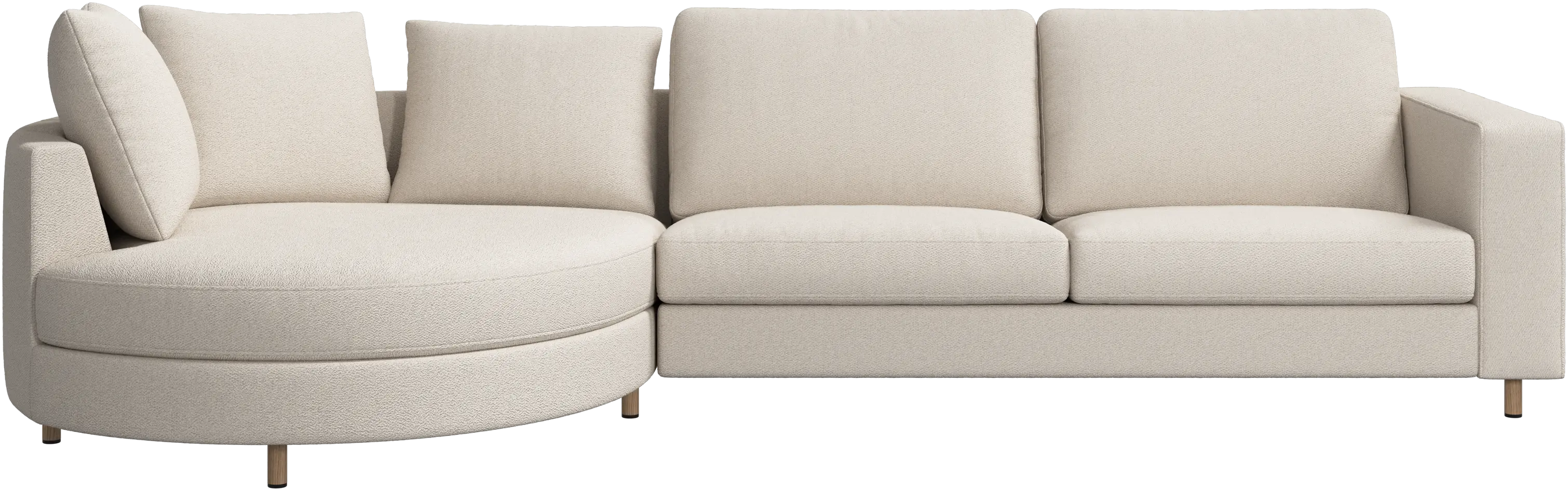 Indivi sofa with chaise longue left