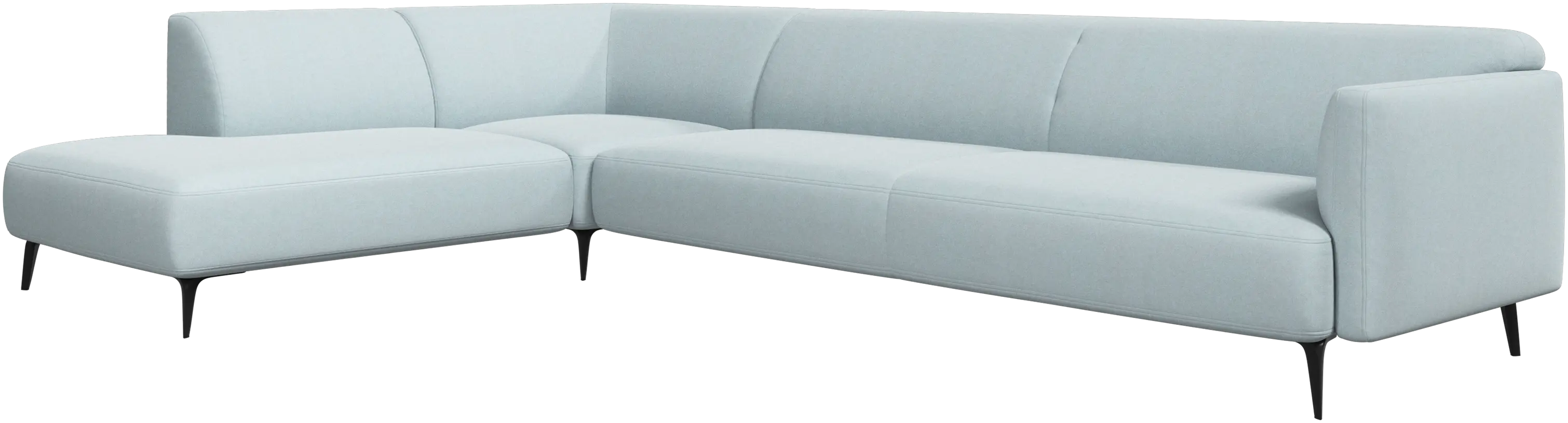 Modena corner sofa with lounging unit