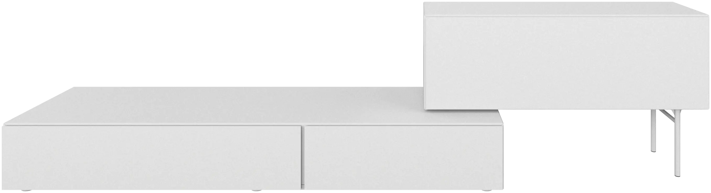 Combinaison murale Lugano avec portes rabattables et tiroir