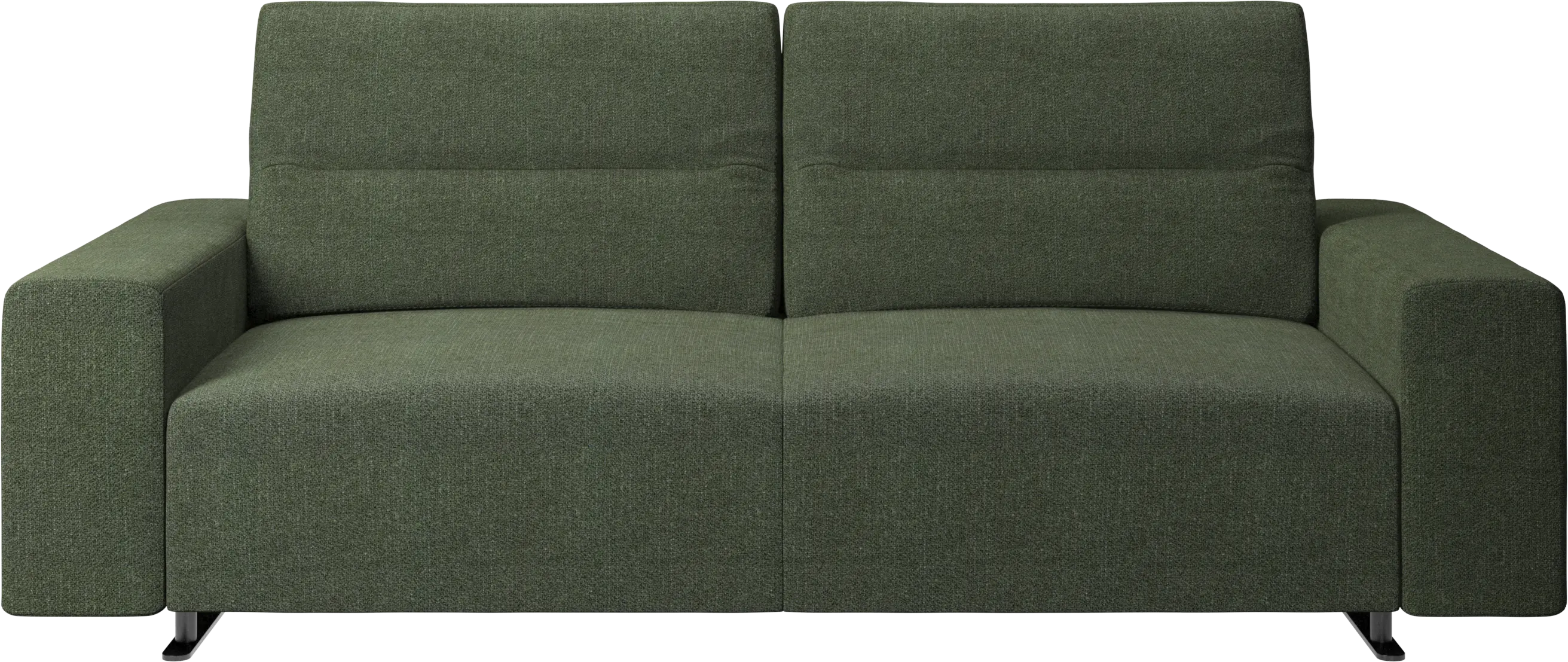 Hampton sofa with adjustable back and storage on the right side