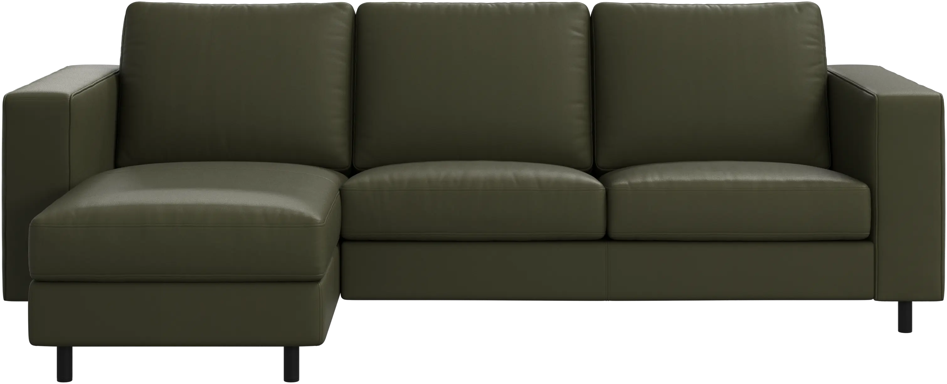 Sofá Indivi com chaise longue à esquerda