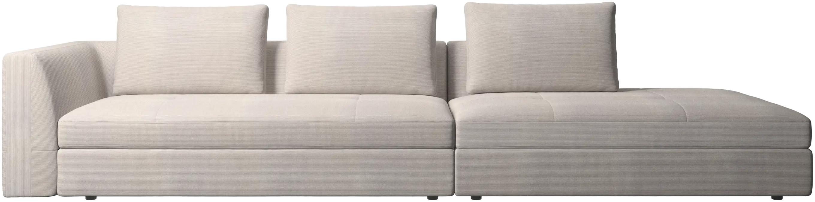 Bergamo sofa with lounging unit