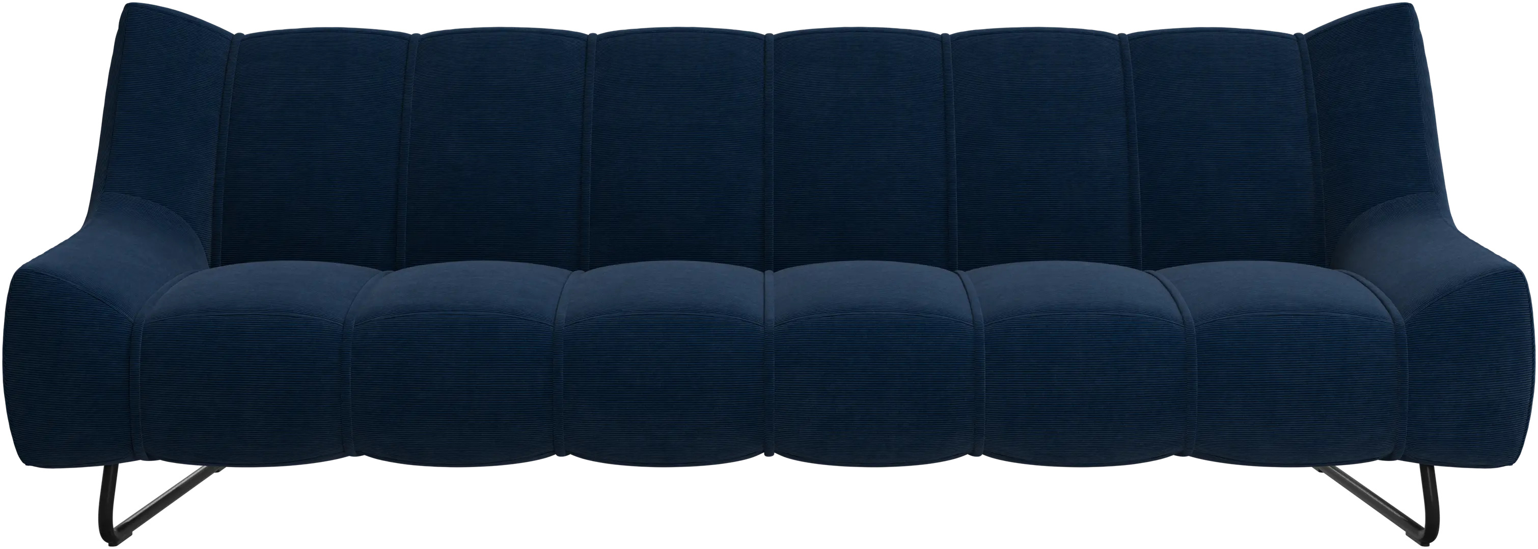 Sofá Nawabari de 3 plazas, patas bajas