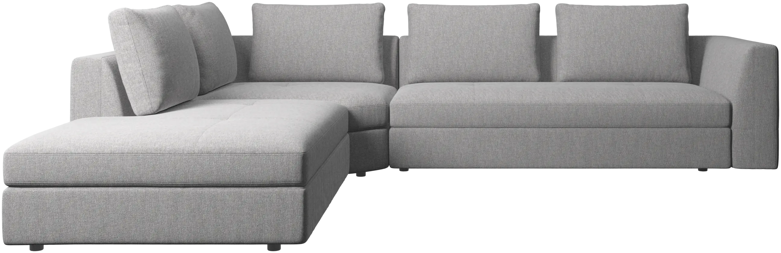 Bergamo corner sofa with lounging unit