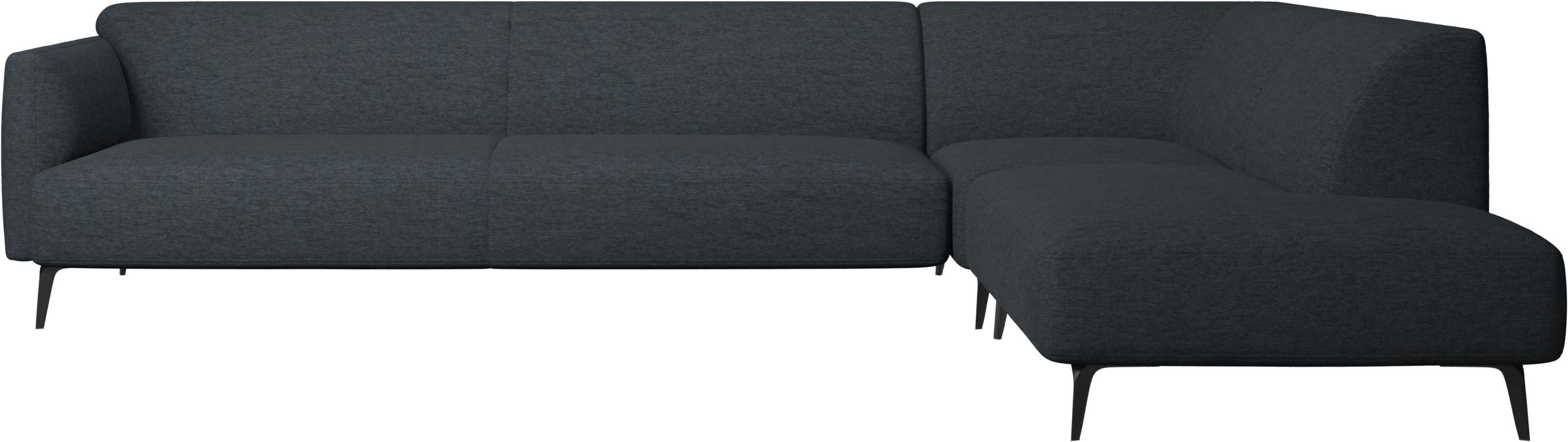 Modena corner sofa with lounging unit