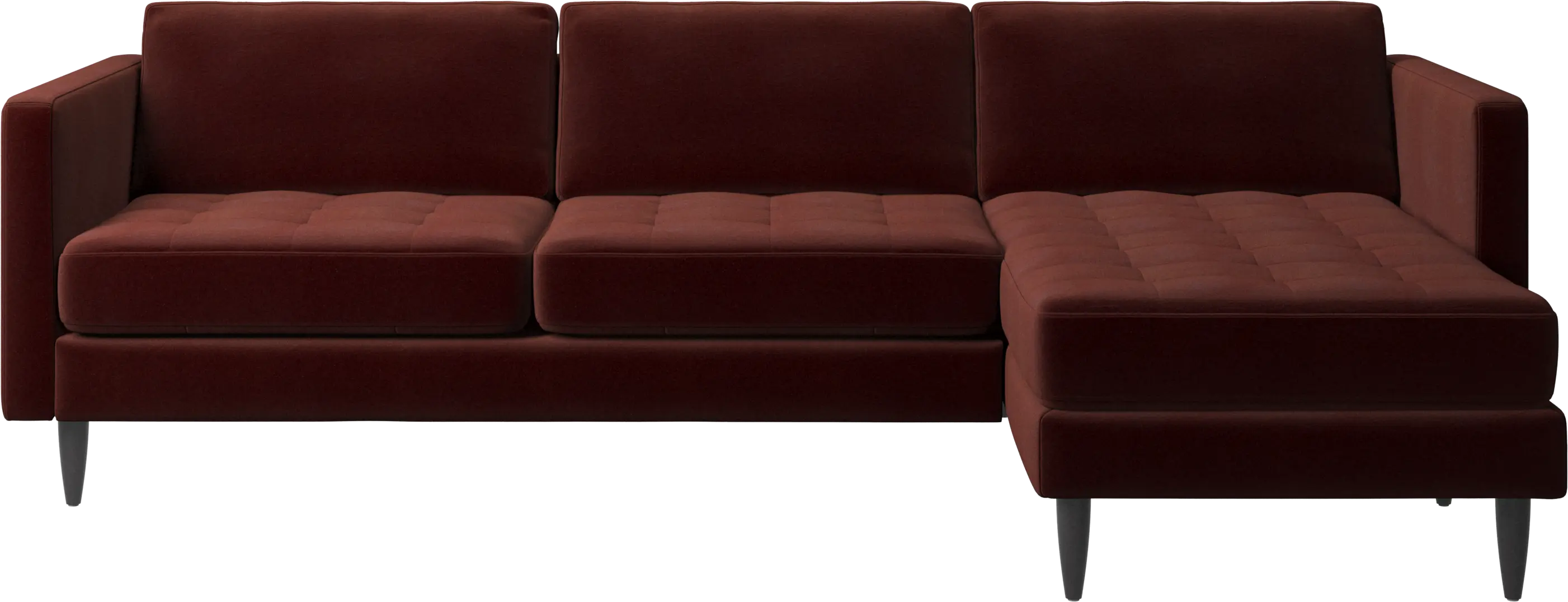 Osaka sofa with resting unit, tufted seat