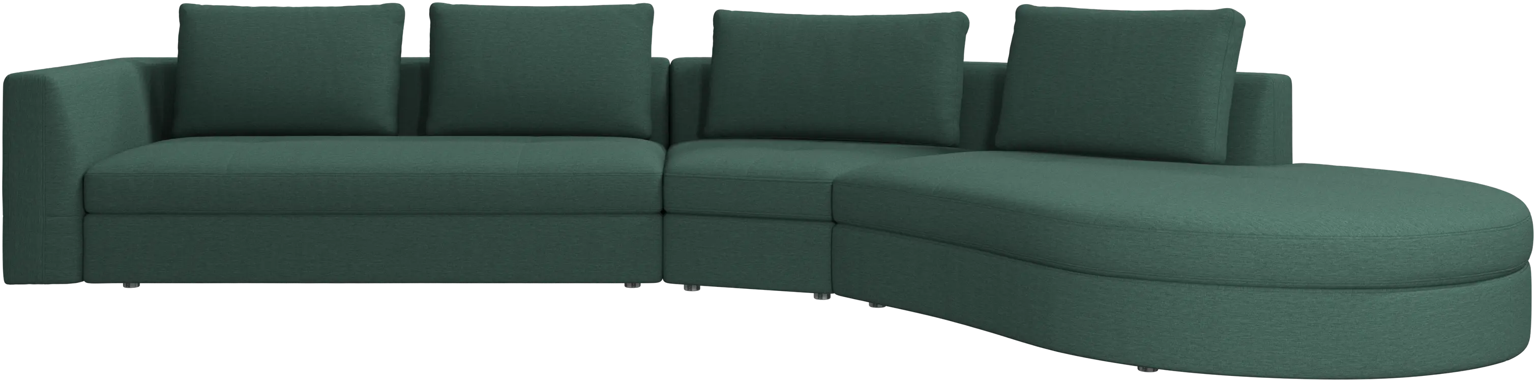 Bergamo Sofa mit rundem Loungemodul, Rechts