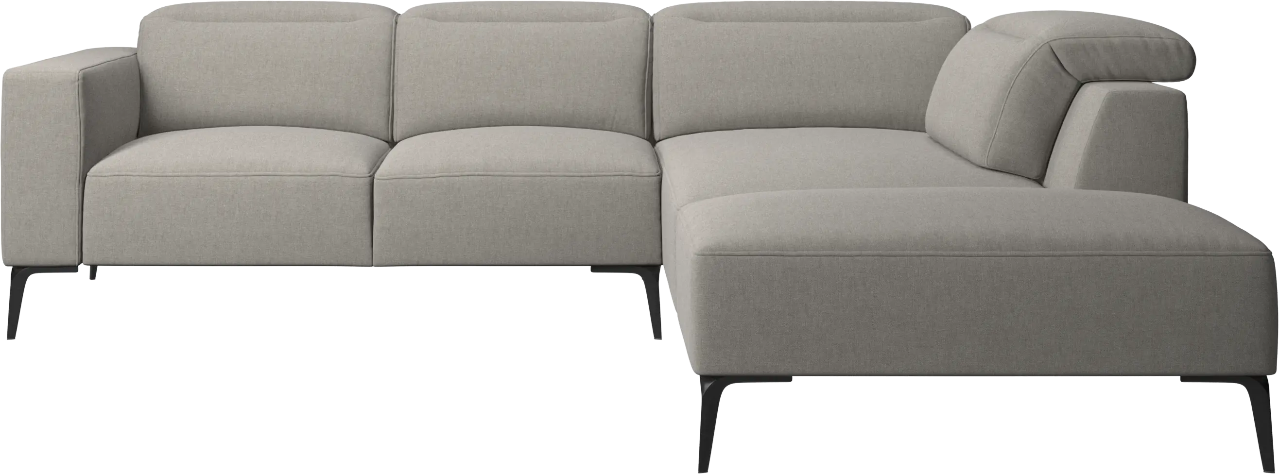 Zürich corner sofa with lounging unit