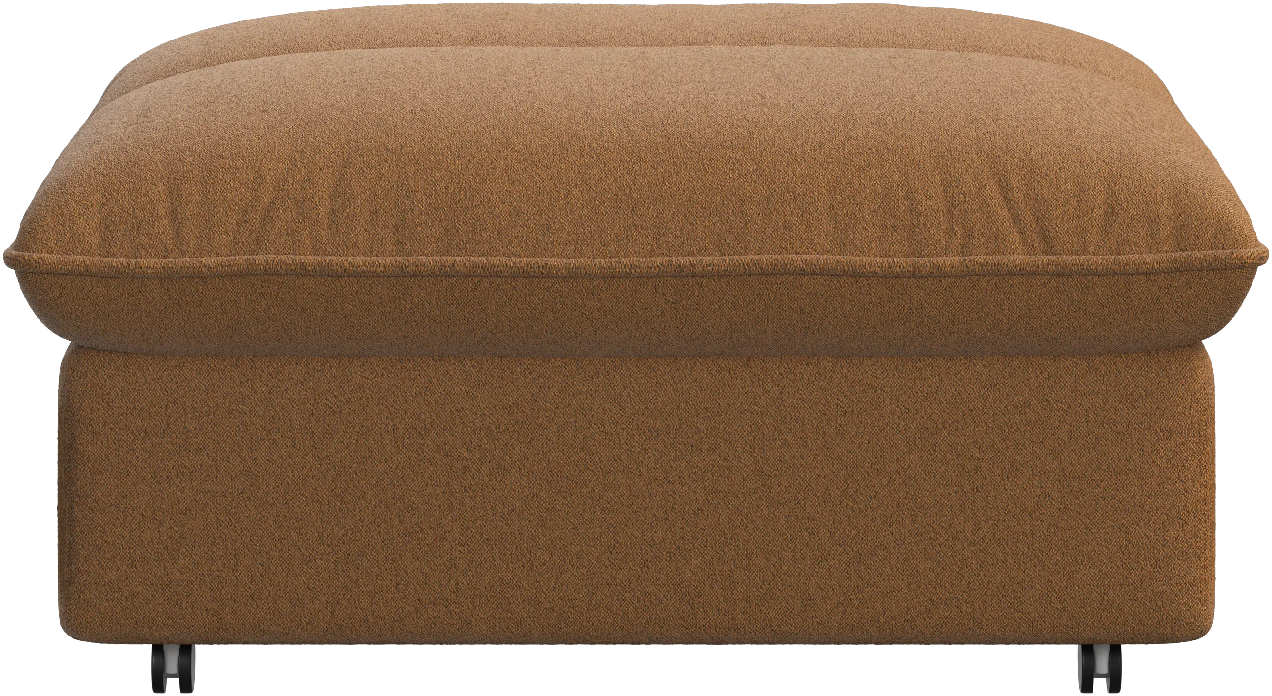 Southampton pouffe on wheels with storage