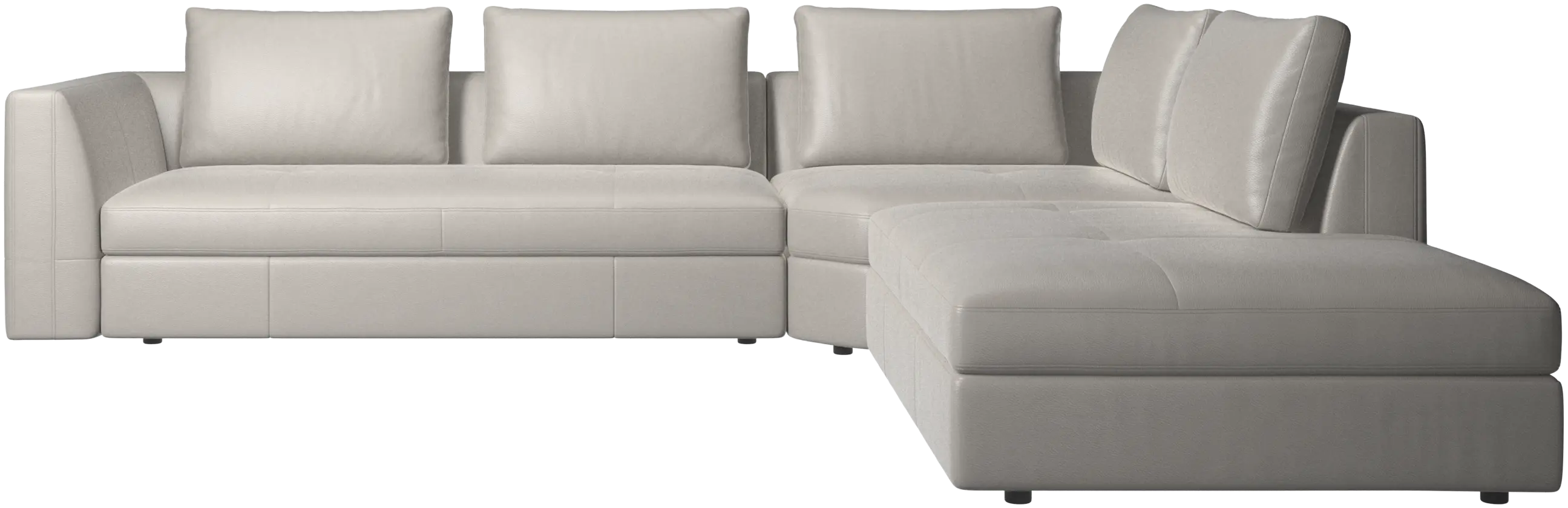 Bergamo ecksofa mit ruhemodul
