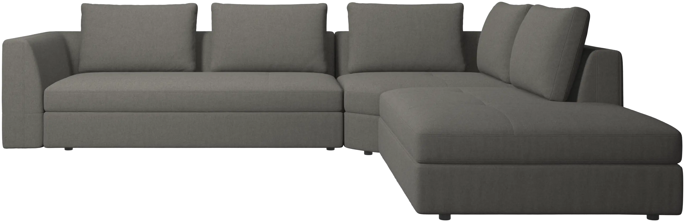 Bergamo corner sofa with lounging unit