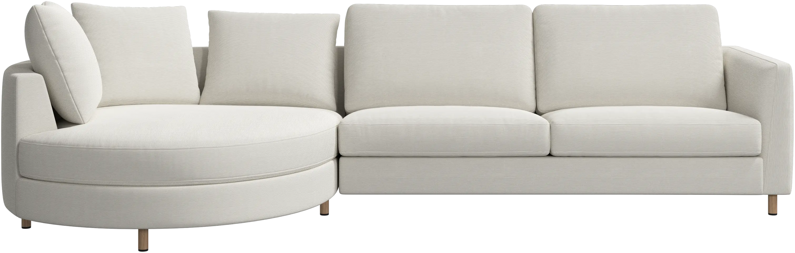 Indivi sofa with chaise longue left