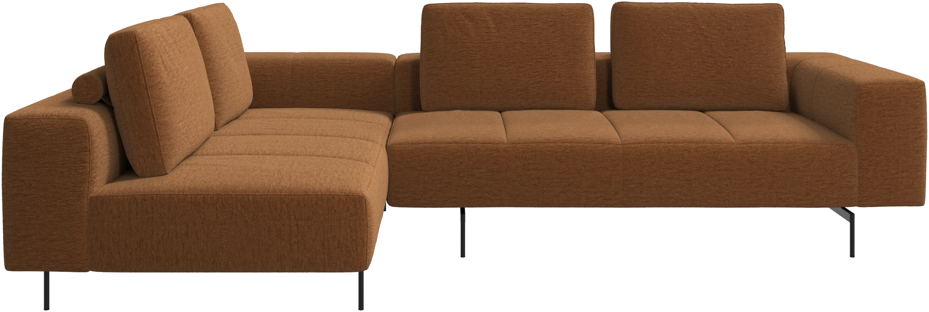 Amsterdam corner sofa with lounging unit