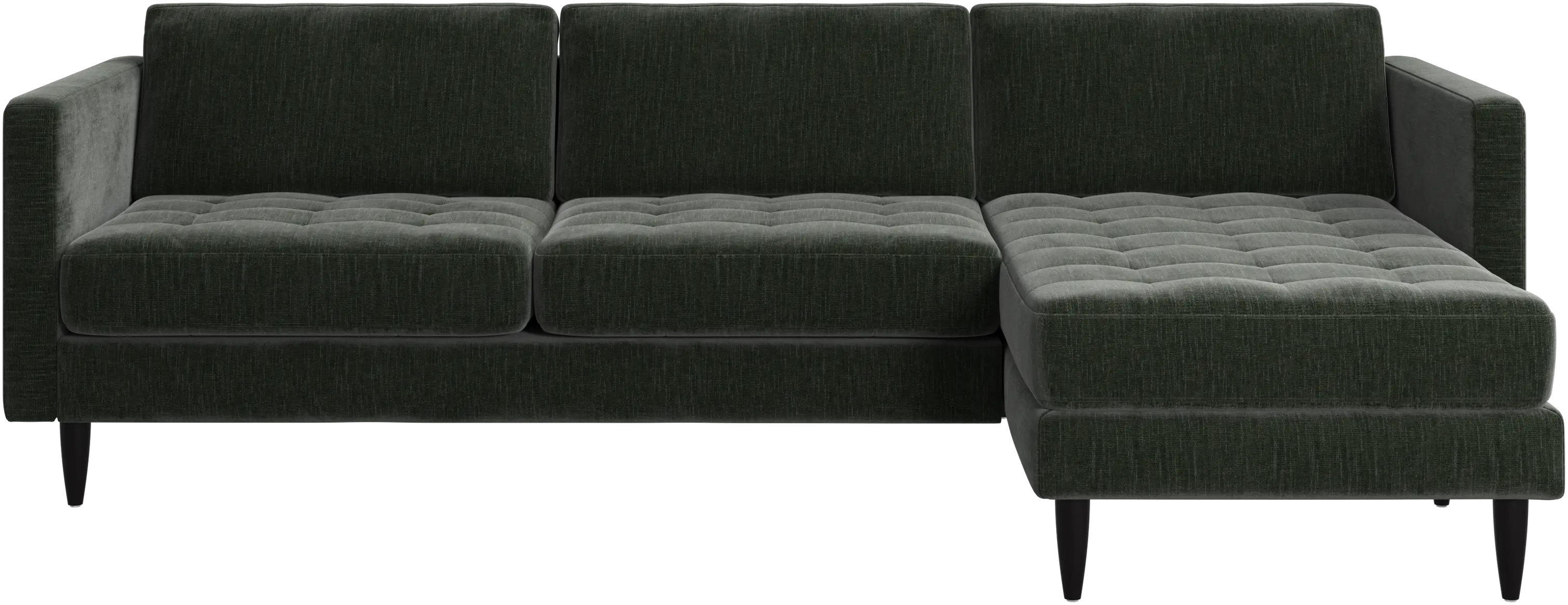 Osaka sofa with resting unit, tufted seat