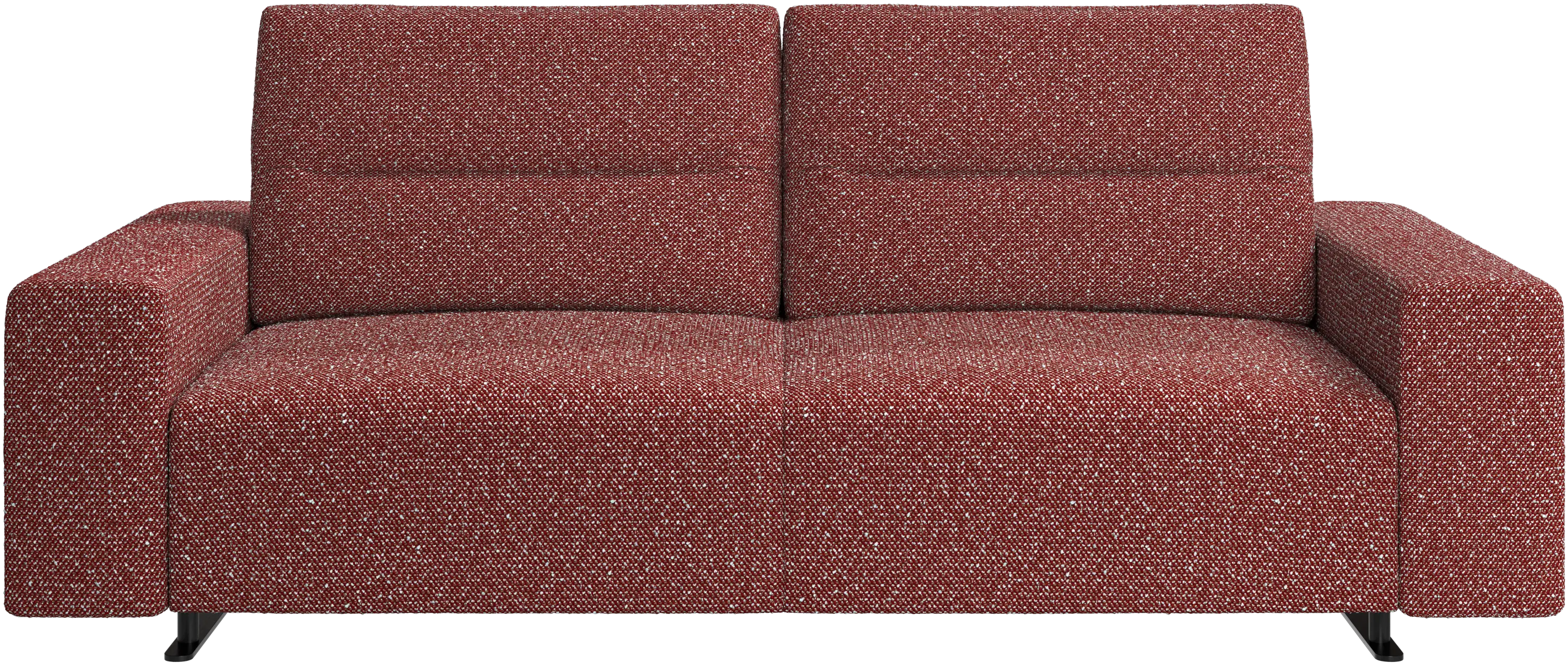 Hampton sofa with adjustable back and storage on the right side