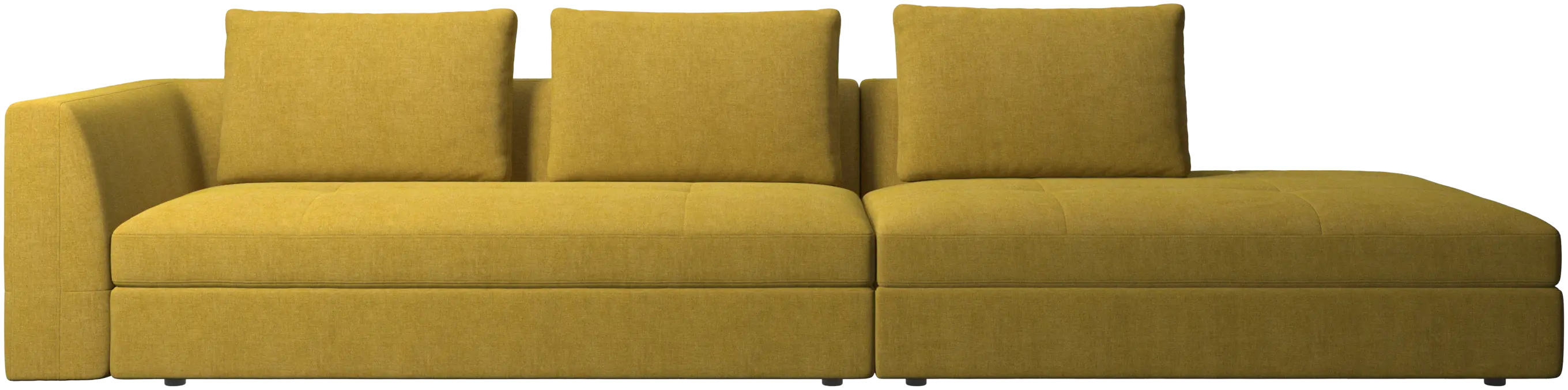 Bergamo sofa with lounging unit