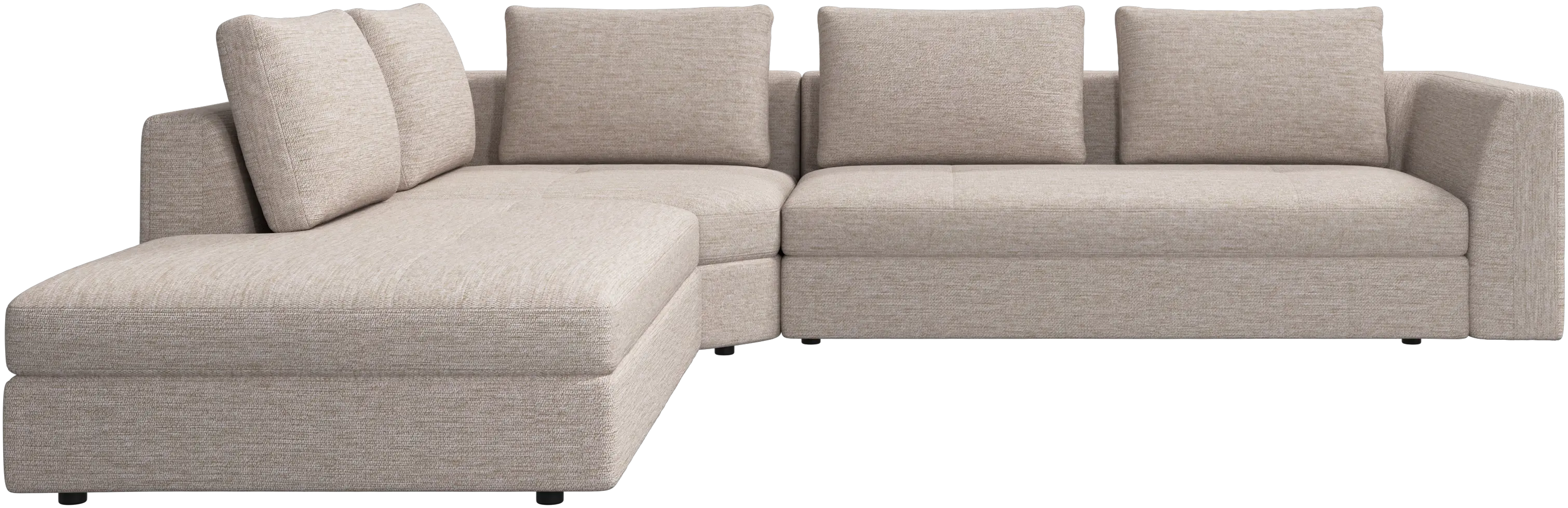 Bergamo corner sofa with lounging unit