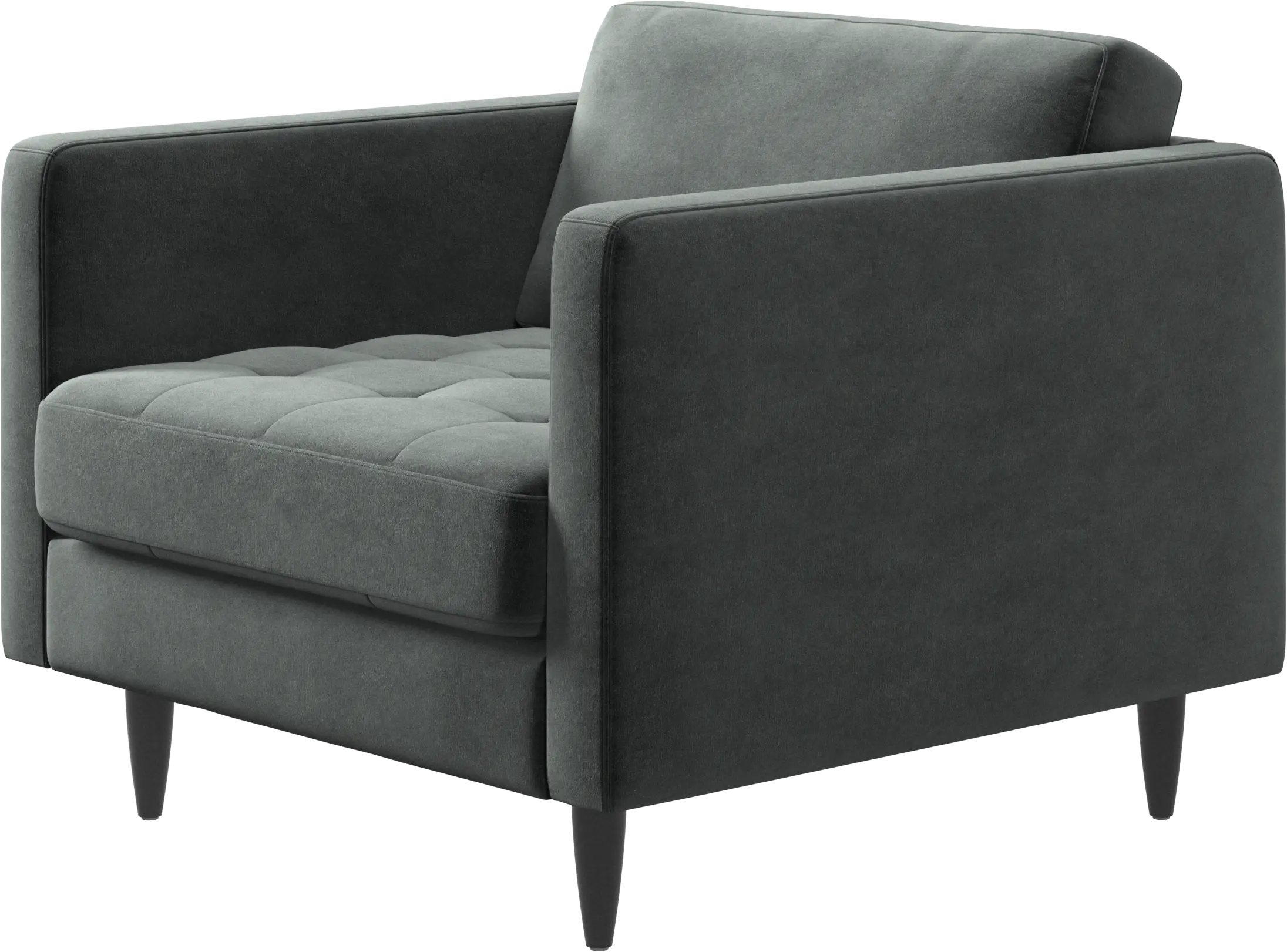 Osaka chair, tufted seat
