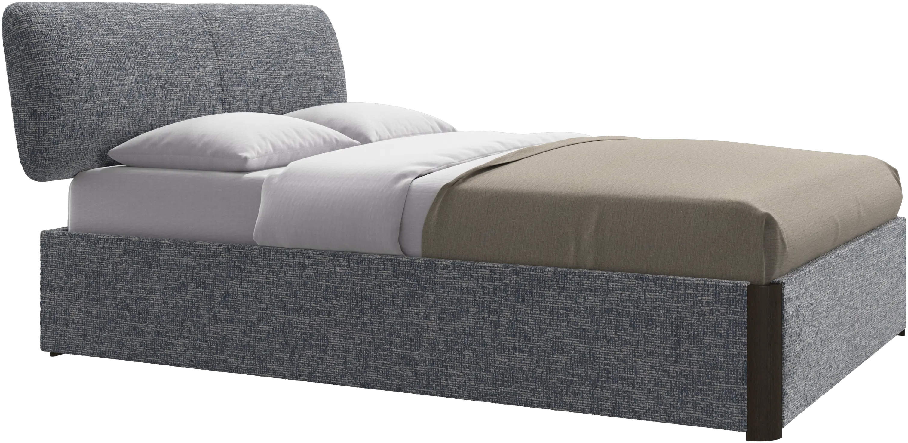 Element bed, bed-mounted headboard, with slats, excl. mattress