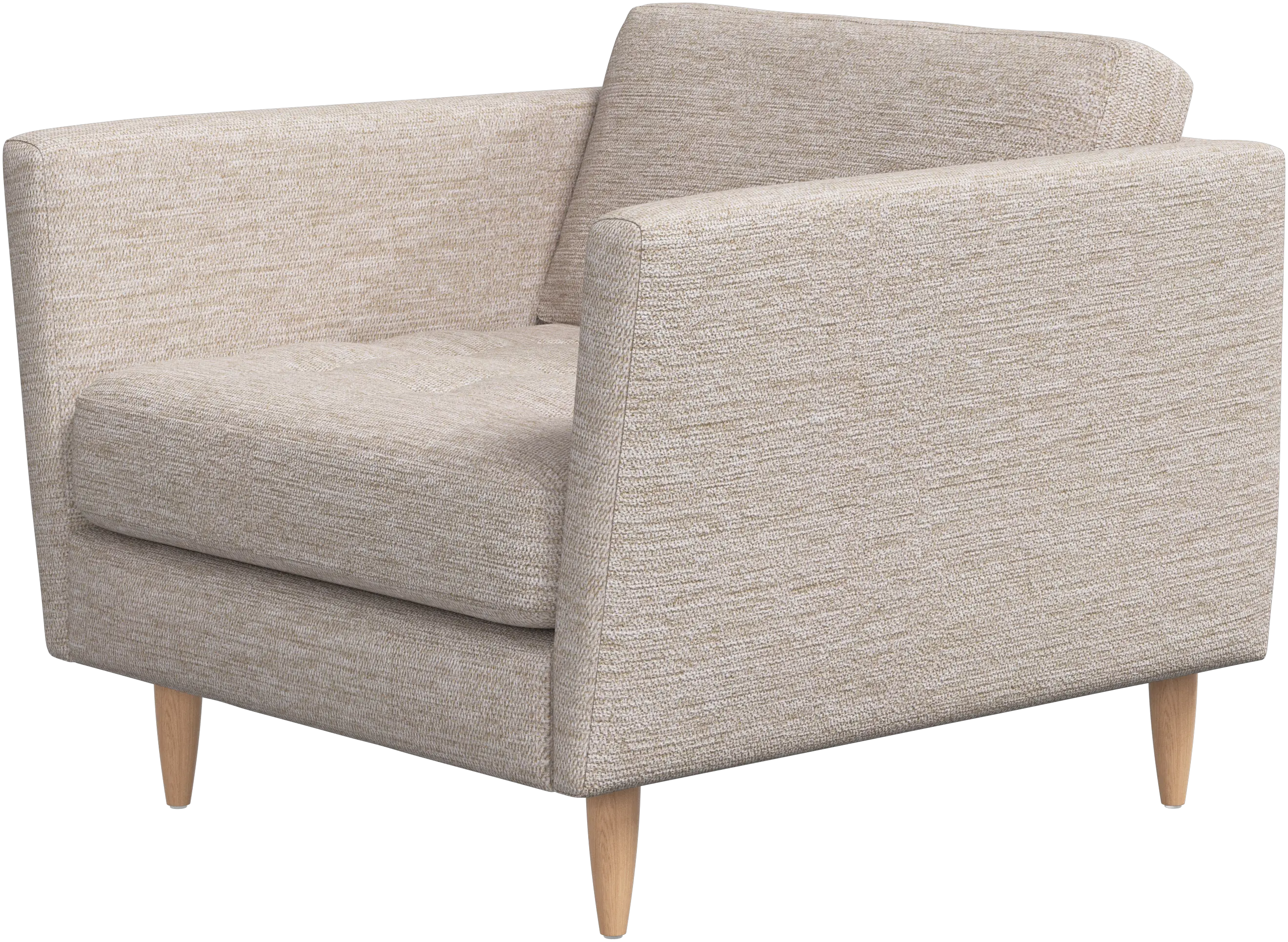 Osaka chair, tufted seat