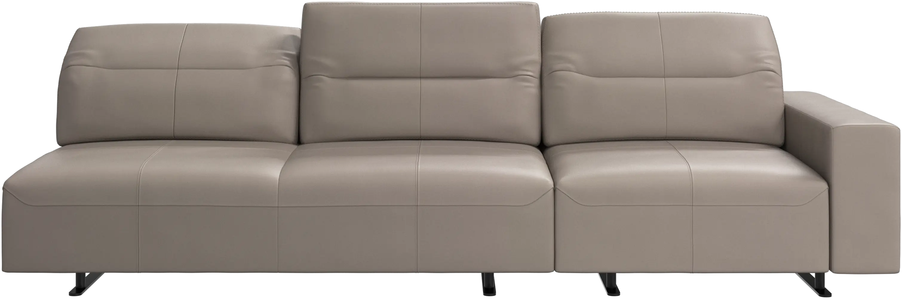 Hampton Sofa mit verstellbarer Rückenlehne und Stauraum auf der rechten Seite