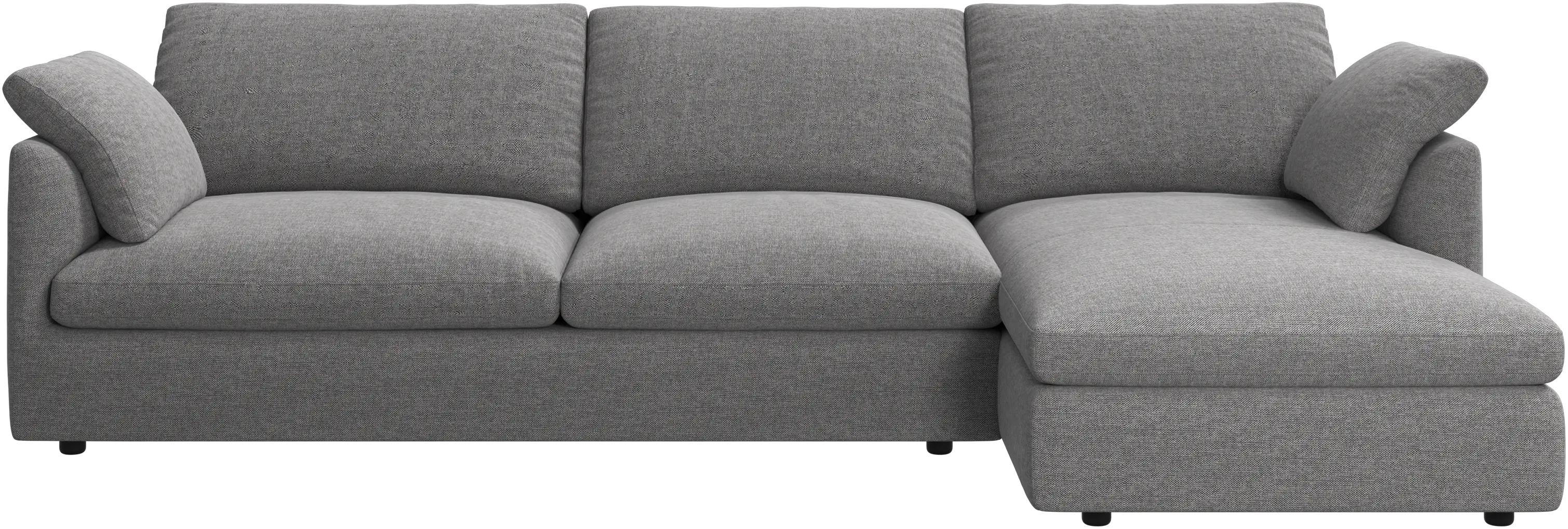 Milano sofa with chaise longue right