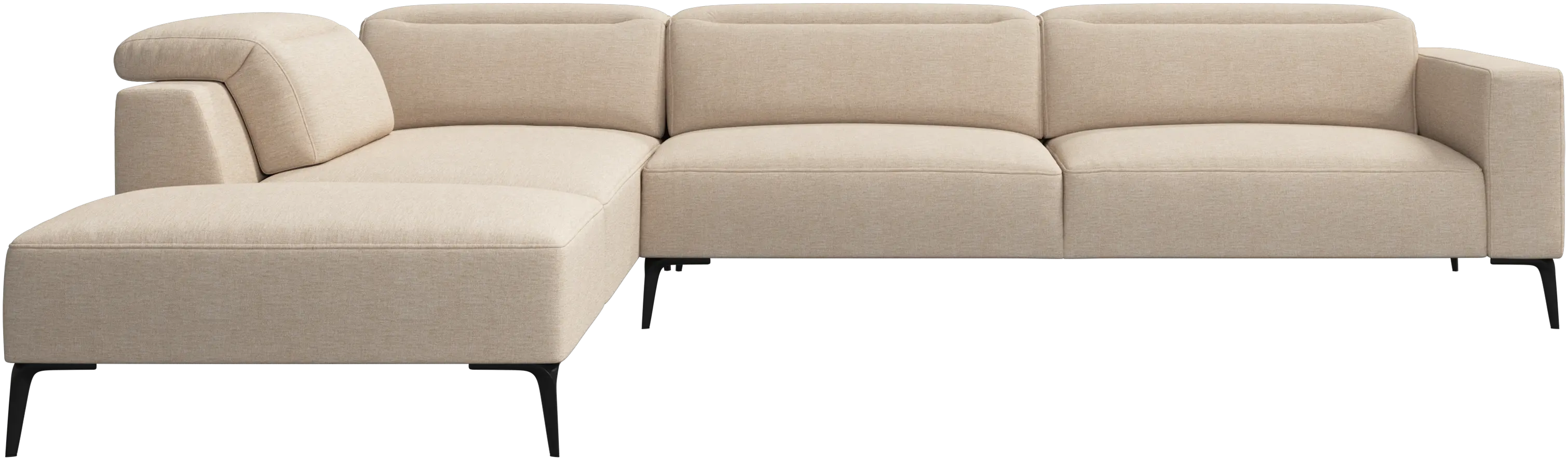 Zürich corner sofa with lounging unit