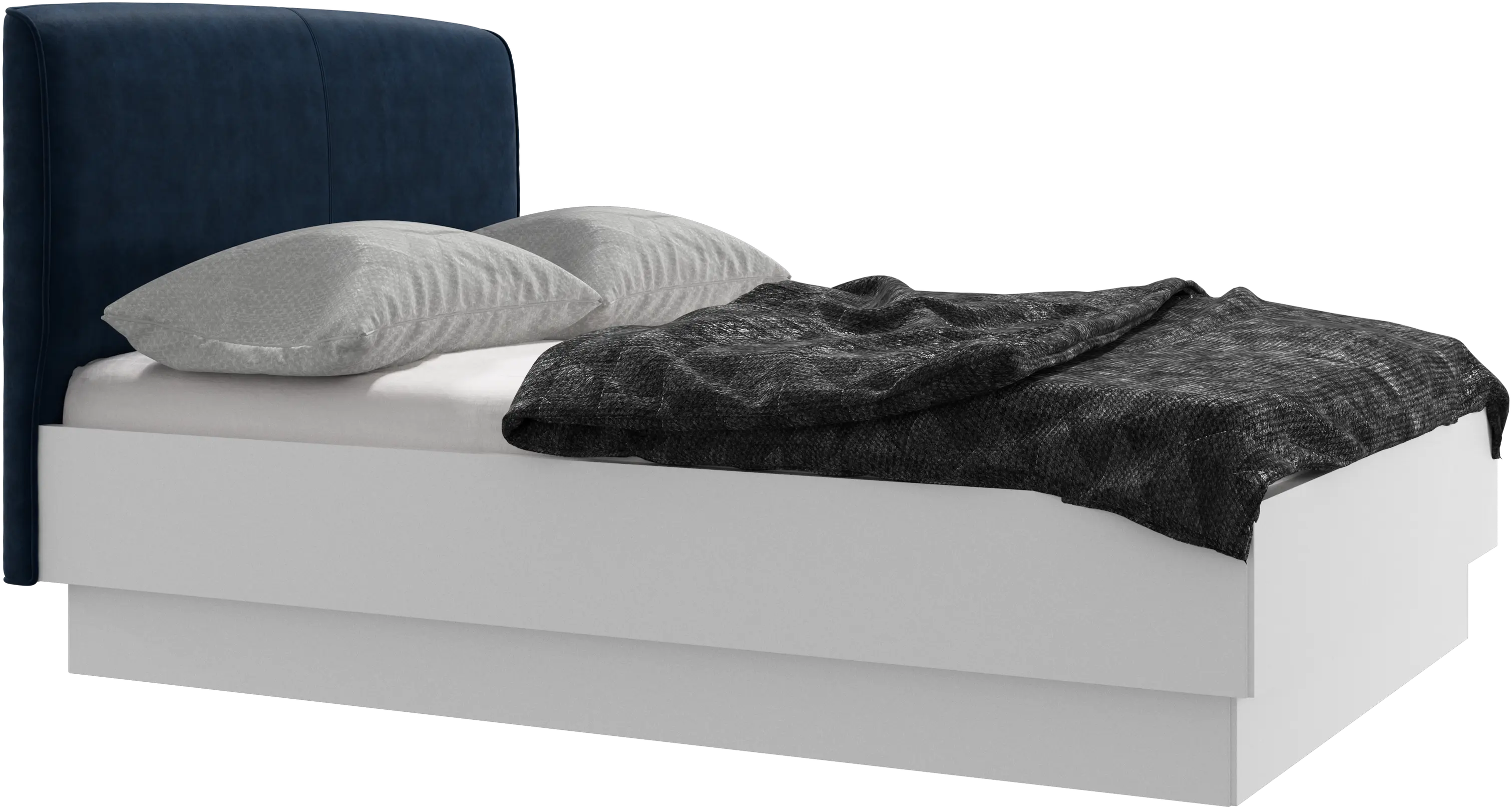Houston, upholstered bed with storage